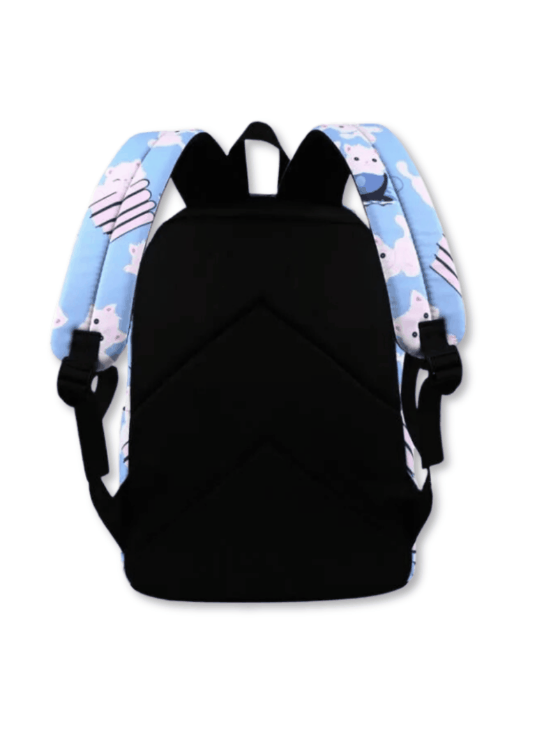 Pack Mochila Lonchera Estuche 43cm Juvenil y Escolar Cat-2