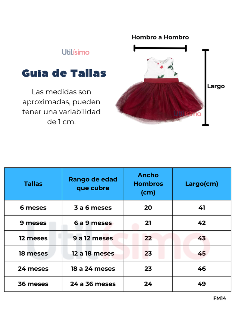 Vestido Floreado Sin mangas Bebé Niña 6 a 36 meses-2