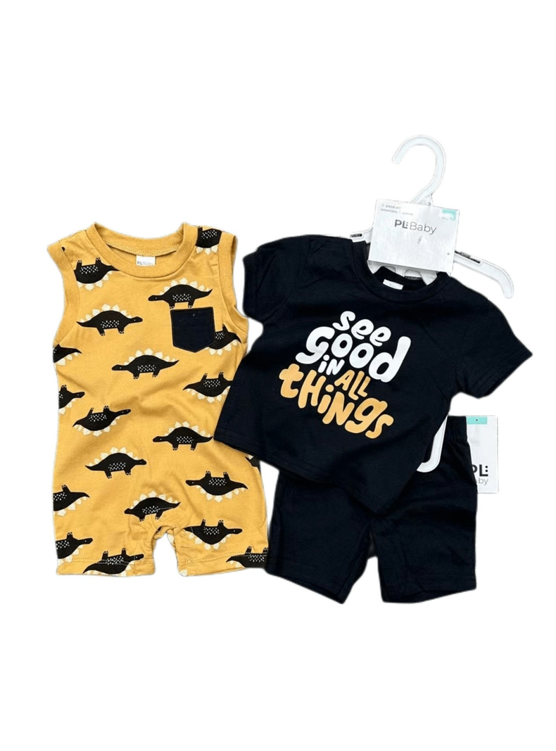 Set De Conjunto Y Enterito para bebés niños Jump Kids 0 a 24 Meses-1