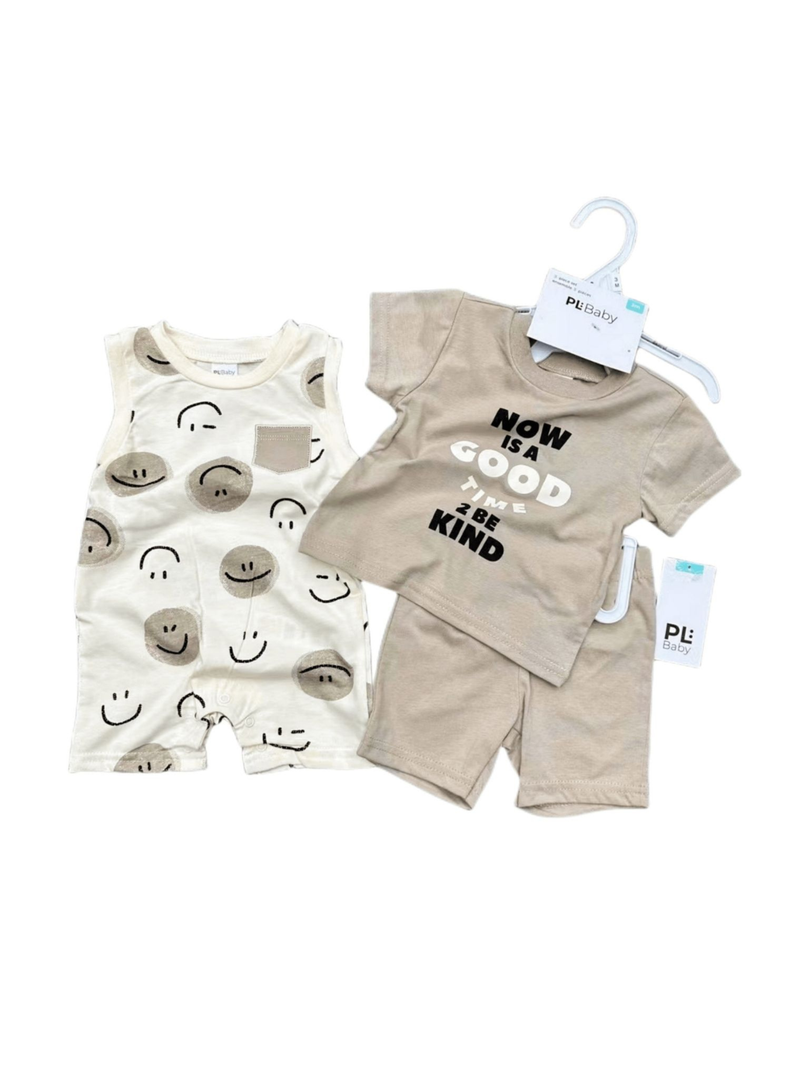 Set De Conjunto Y Enterito para bebés niños Jump Kids 0 a 24 Meses-3