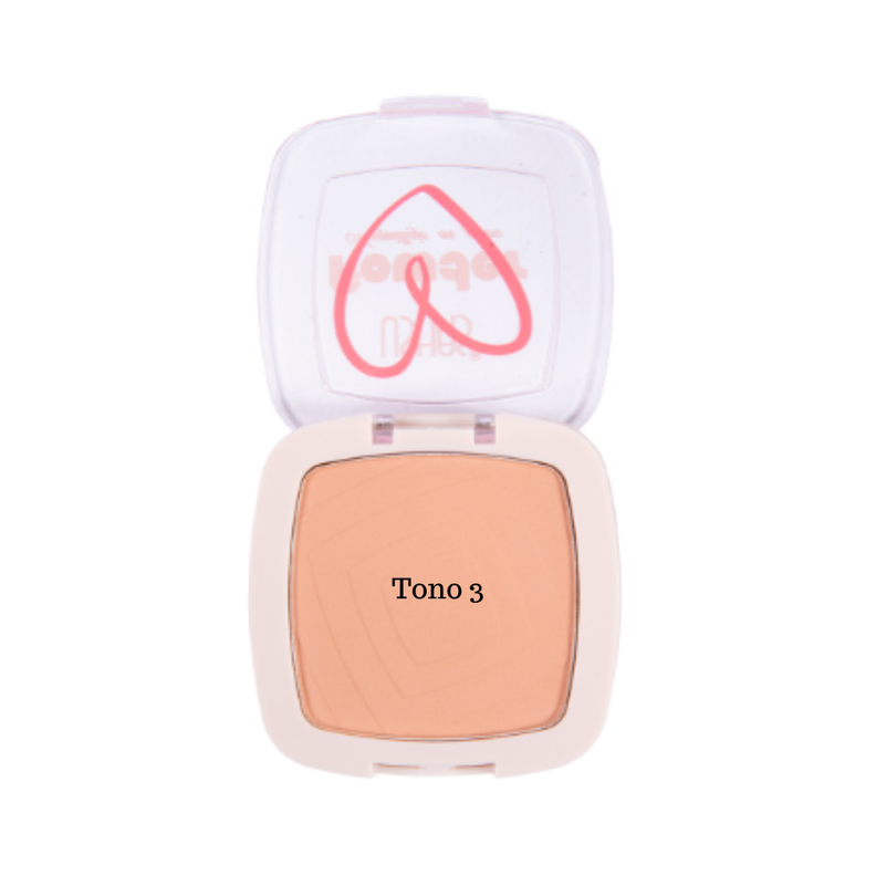 Polvo Compacto Esponja Y Espejo Powder Matte Ushas 9g T03-0