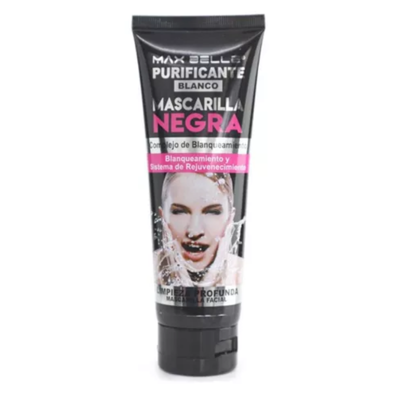 Mascarilla Facial Negra Purificante Max Belle 130ml-0