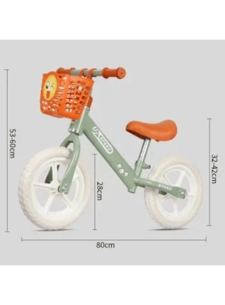 Bicicleta de Equilibrio Con Canastilla Sin Pedales Niño-2