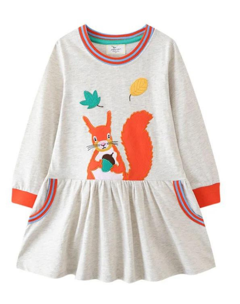 Vestido Manga Larga-0