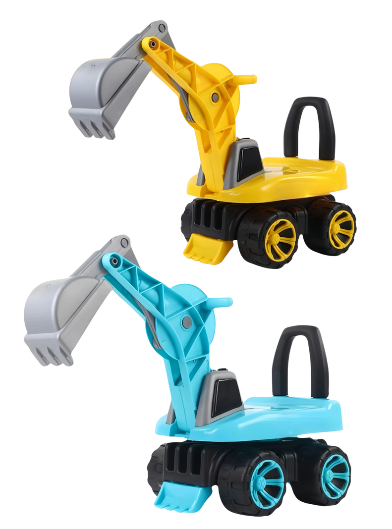 Correpasillo infantil estilo Camión Excavadora Niño Turquesa-6