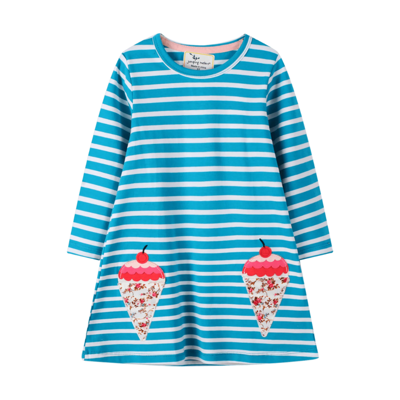 Vestido Manga Larga Jump Kids-0
