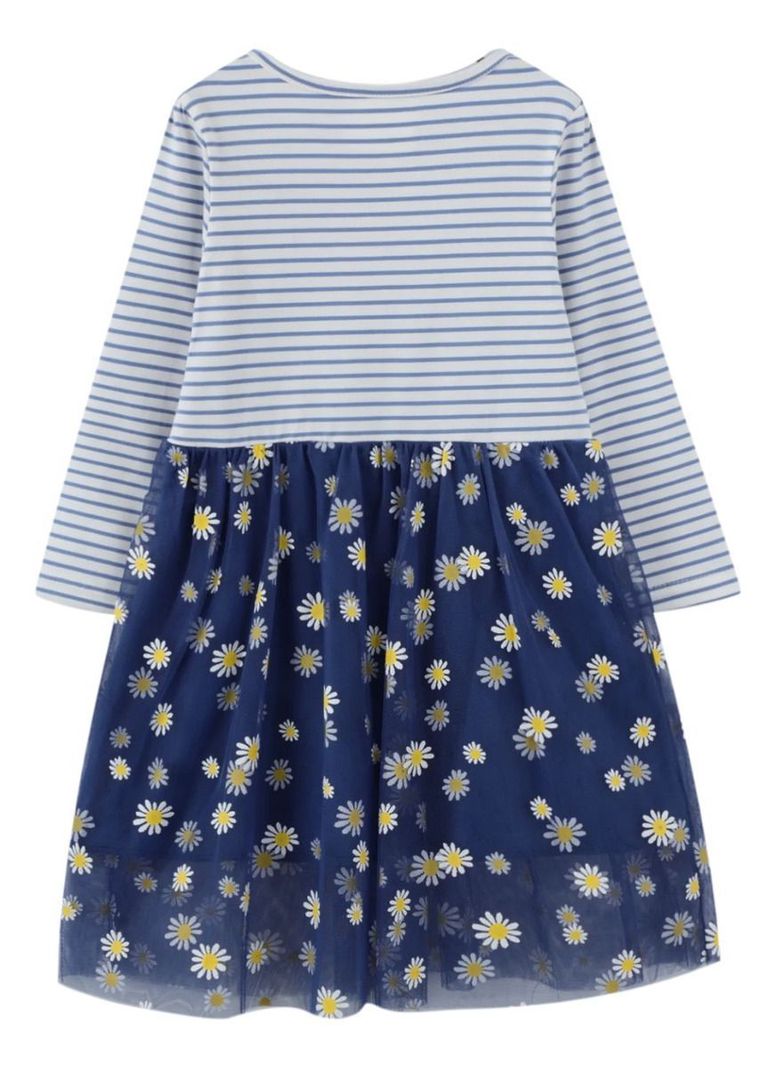 Vestido Manga Larga Tul Niña-1
