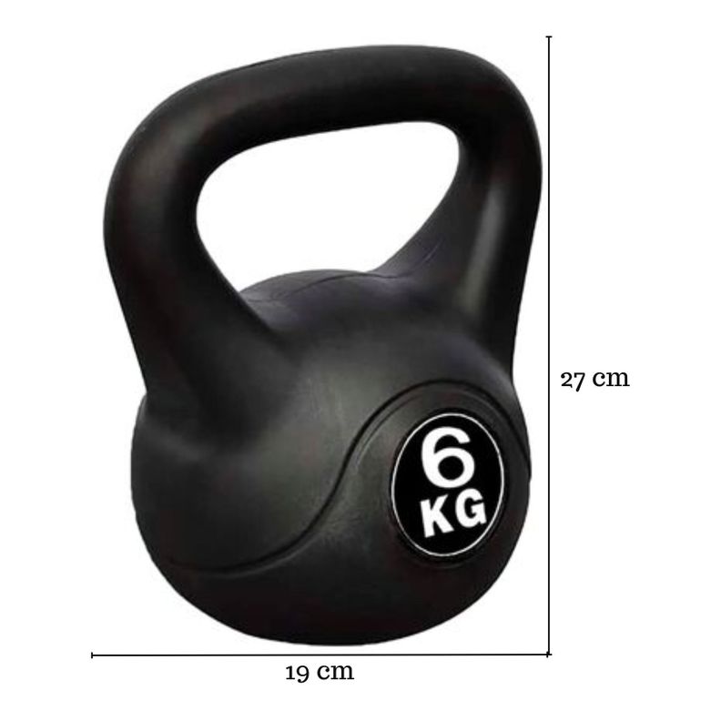 Pesa Rusa 6 Kg Kettlebell Mancuerna Entrenamiento Fitness-3