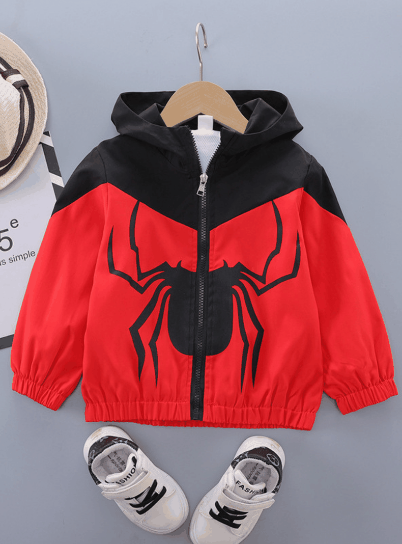 Cortaviento Impermeable Chaqueta Estampado Niño Y Bebé Jump Kids Spider-Man-0