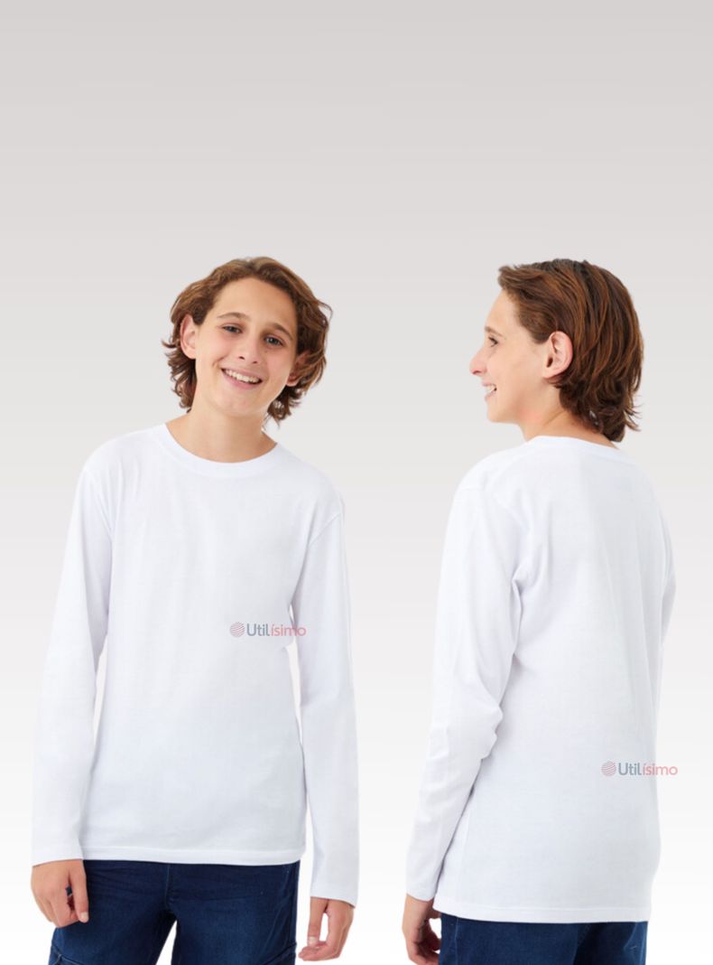 Camiseta Polar Primera Capa Polera Invierno Niño-7