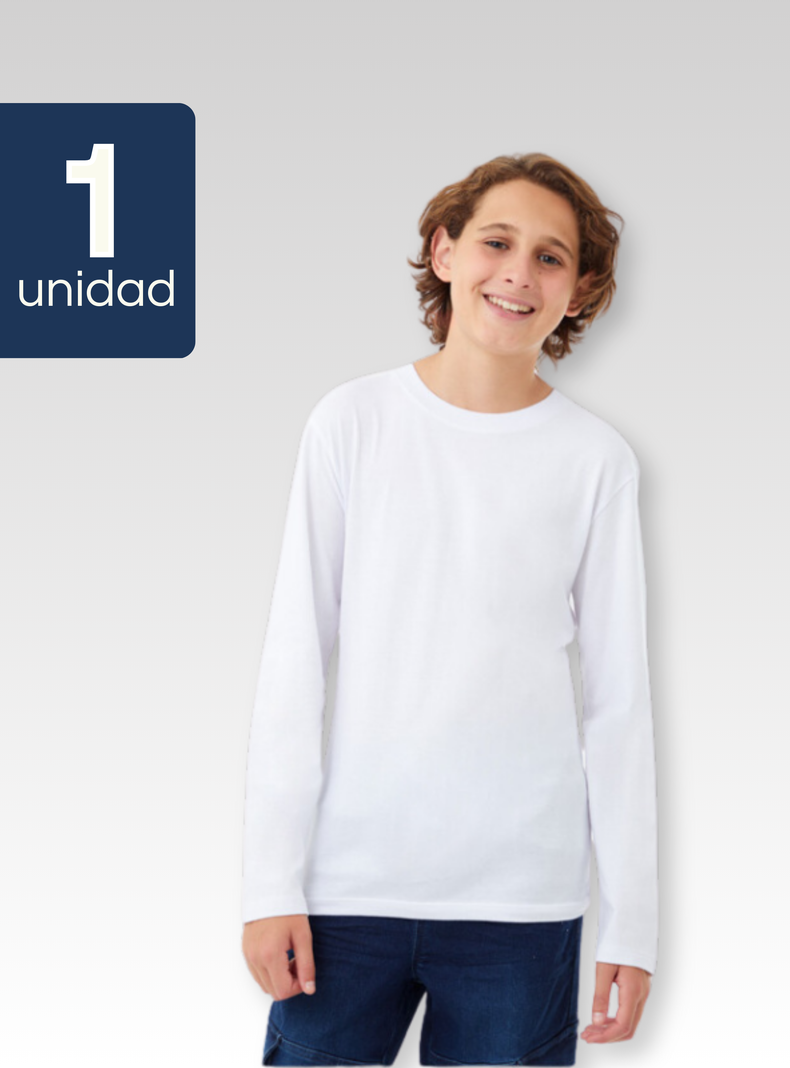 Camiseta Polar Primera Capa Polera Invierno Niño-0