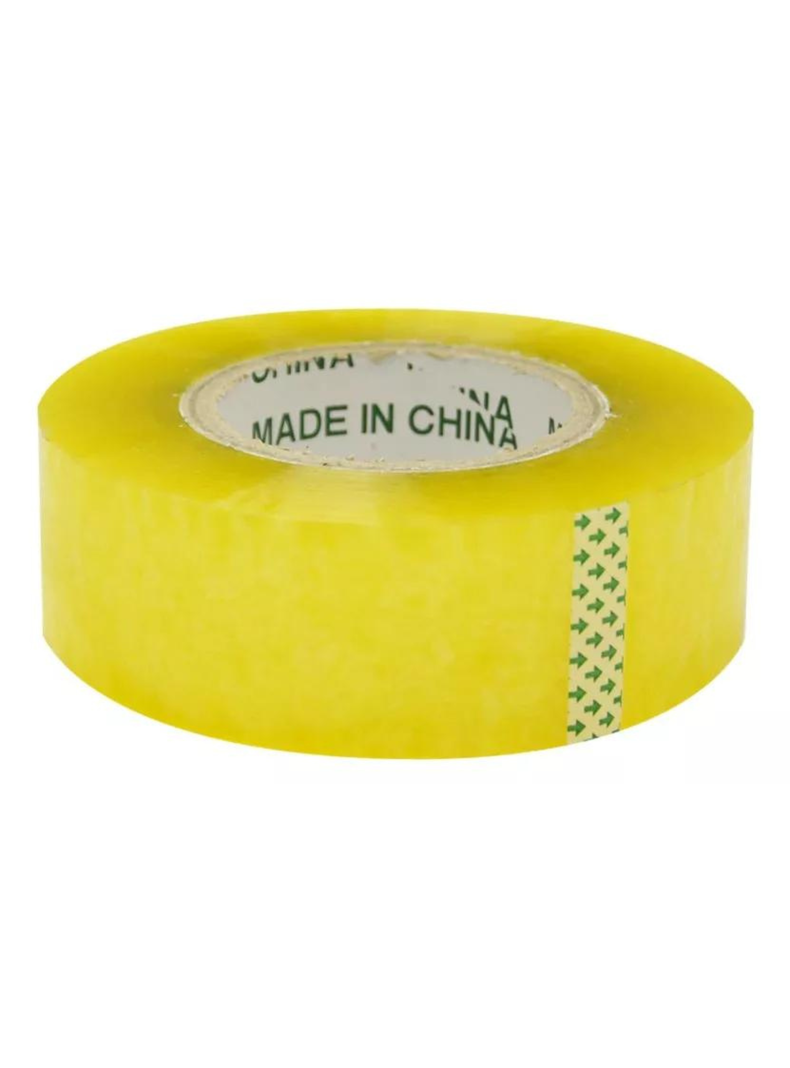 Pack 4 Cintas Embalaje Transparente Huincha 4.5 cm x 350 Mts-1