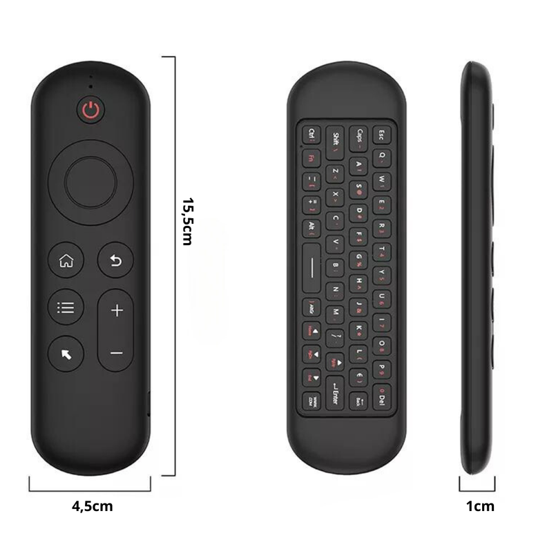 Air Mouse Control Remoto Smart Tv Recargable Usb Bluetooth-2
