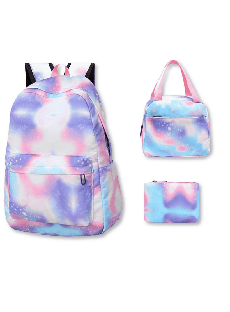 Pack Mochila Lonchera Estuche 43cm Juvenil y Escolar Gradient Print-2