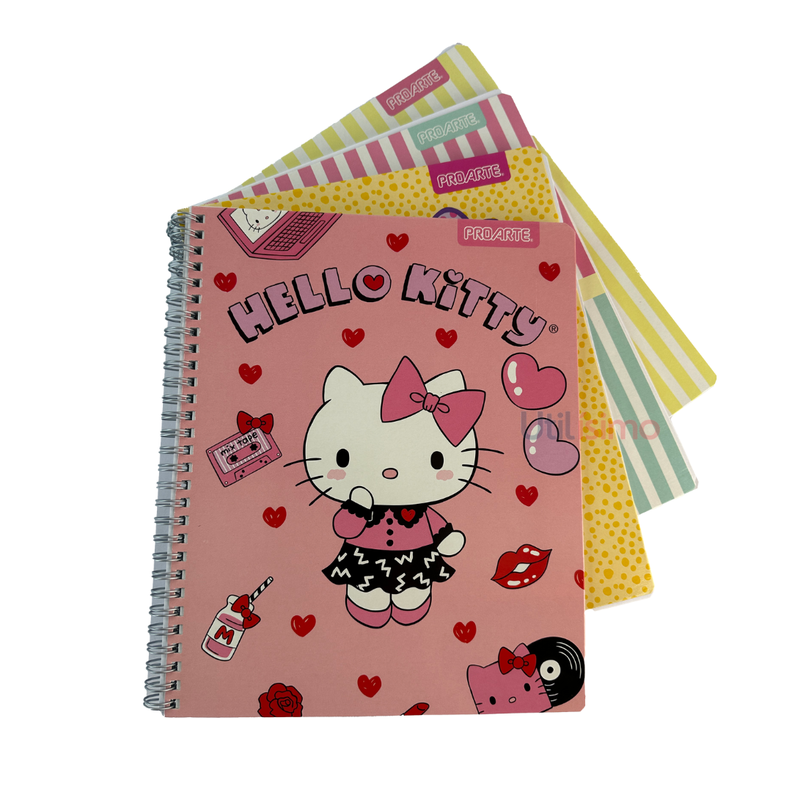 Pack 5 Cuadernos Caricaturas Niñas Matemática 7MM 100 hojas-0