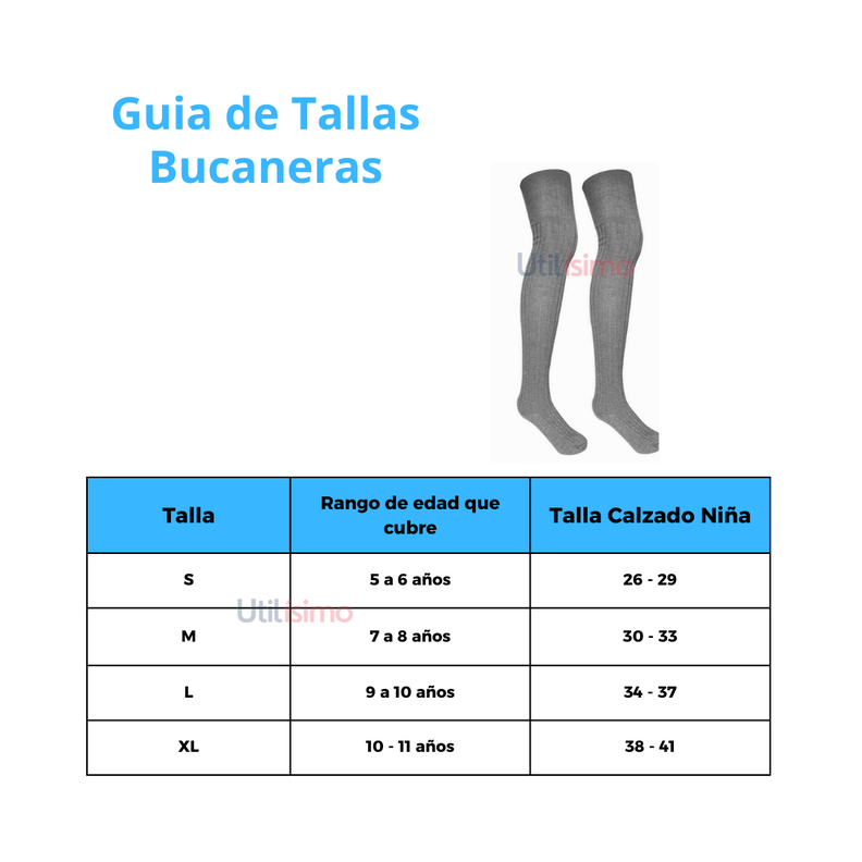 Pack 5 Bucaneras Escolares Gris Acrílico OMAS-1
