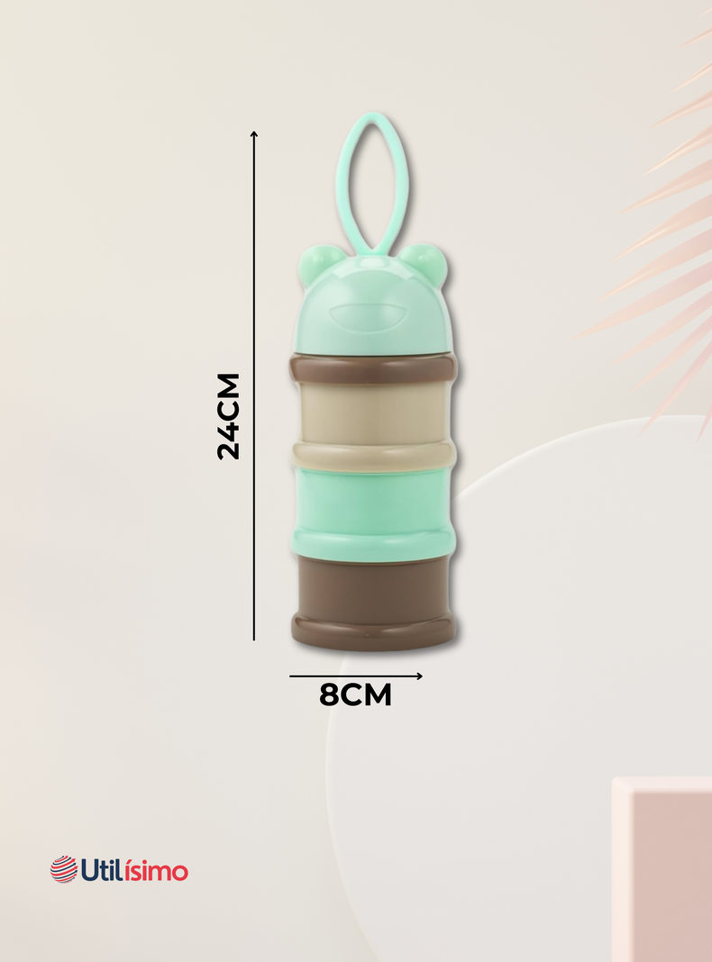 Dispensador De Alimentos Portátil Multicapa Libre de BPA Bebés Niño-2
