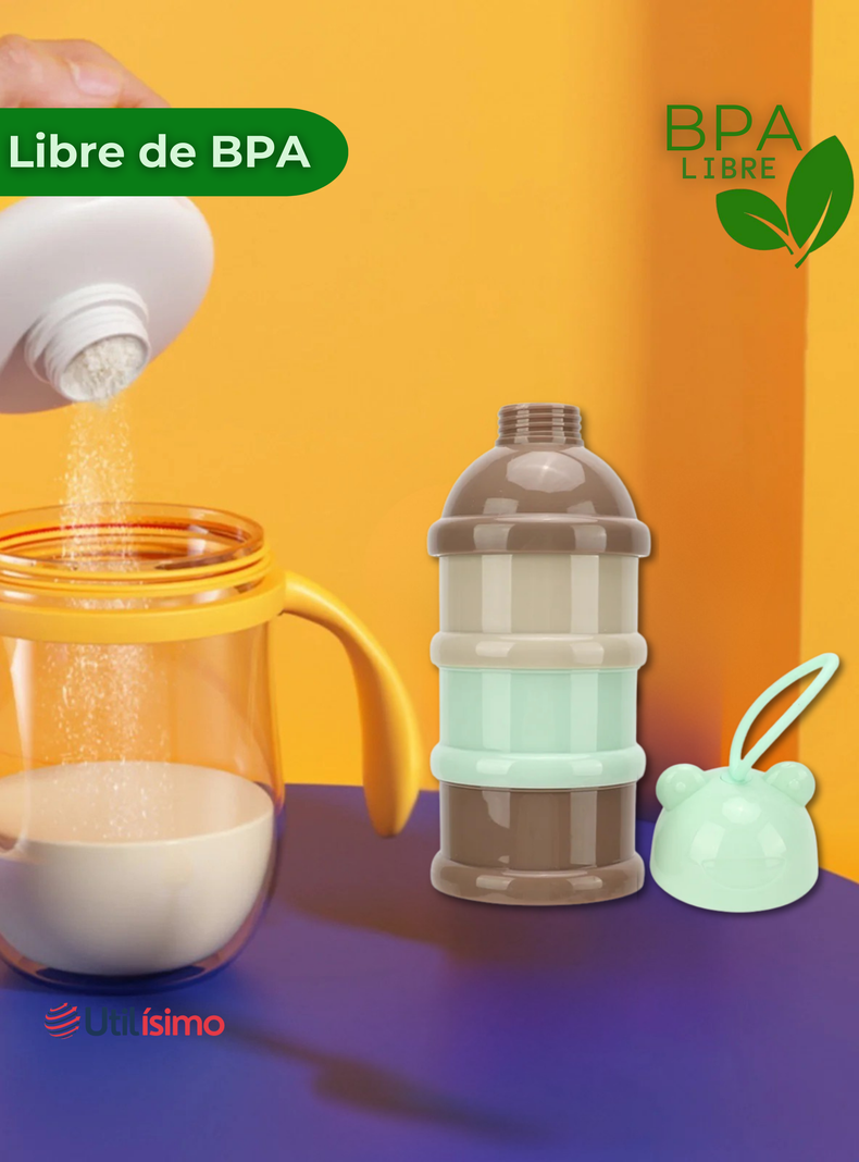 Dispensador De Alimentos Portátil Multicapa Libre de BPA Bebés Niño-3