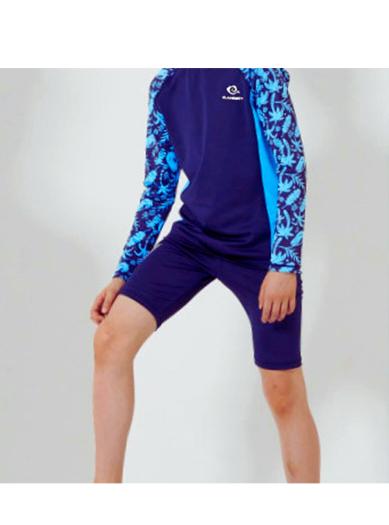 TRAJE DE BAÑO 2 PIEZAS MANGA LARGA NIÑO JUMP KIDS AZUL OSCURO -3