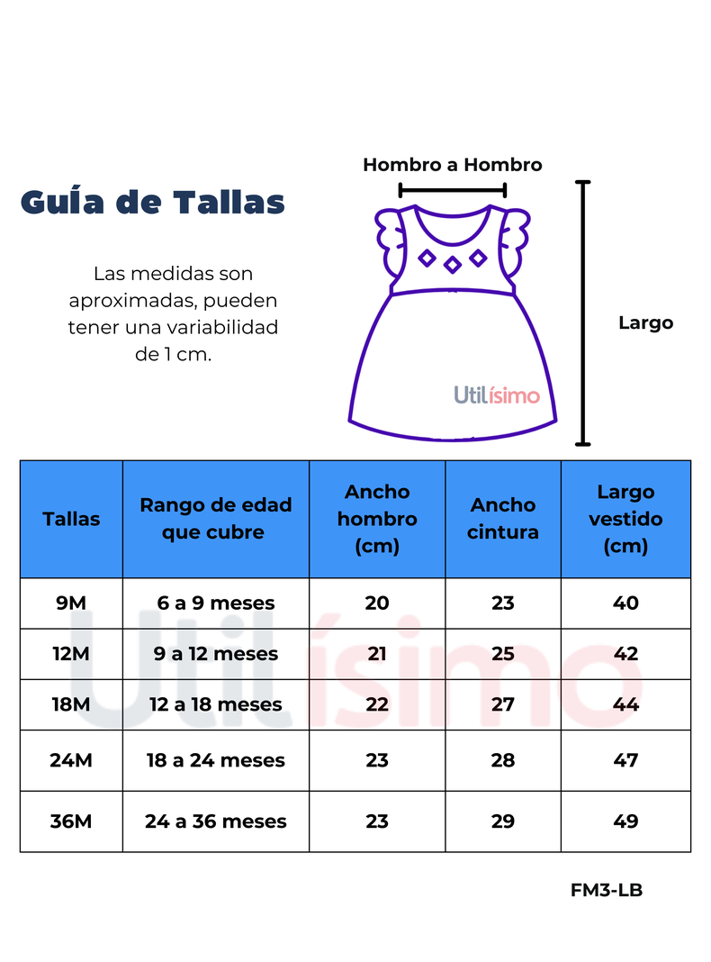 Vestido Sin Mangas Estampado Bebé Niña 9 a 36 Meses Summer Heart-1