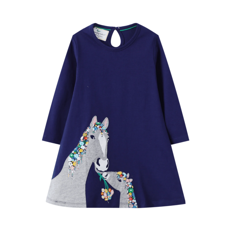 Vestido Manga Larga Jump Kids-0