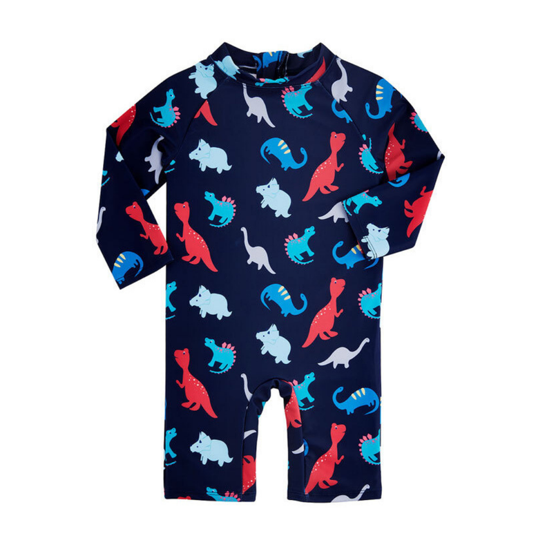 Traje De Baño Enterito Manga Larga Niño Jump Kids -0