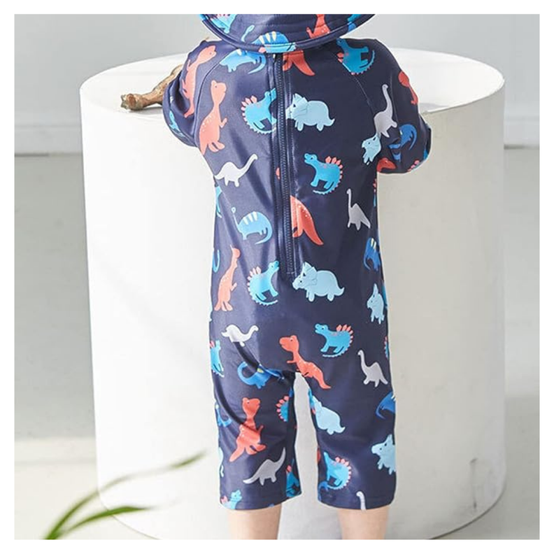Traje De Baño Enterito Manga Larga Niño Jump Kids -2