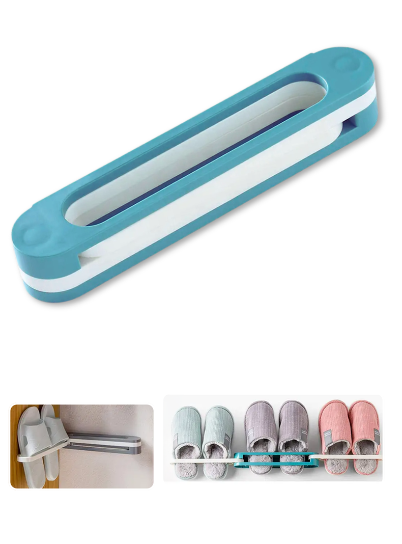 Organizador De Pared Plegable Zapatos O Toallero 3 En 1-0