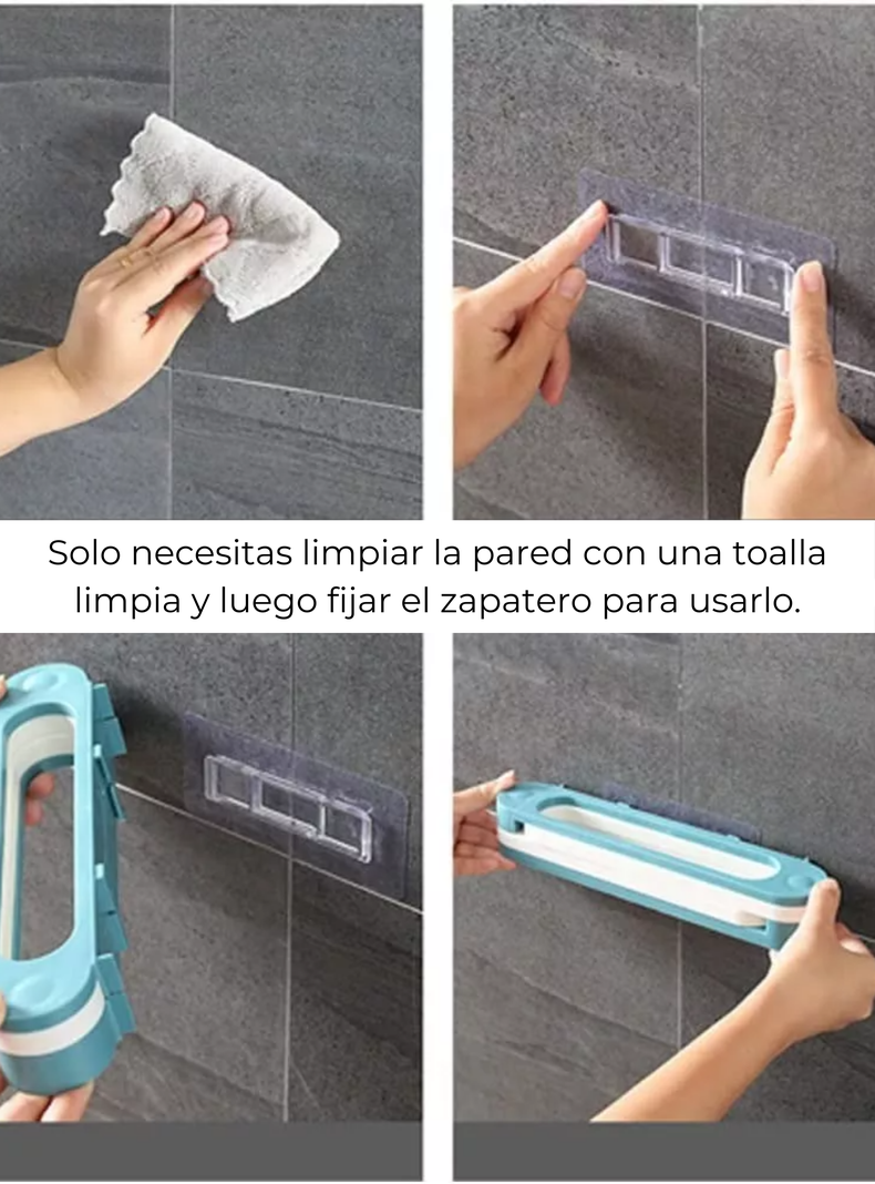 Organizador De Pared Plegable Zapatos O Toallero 3 En 1-6