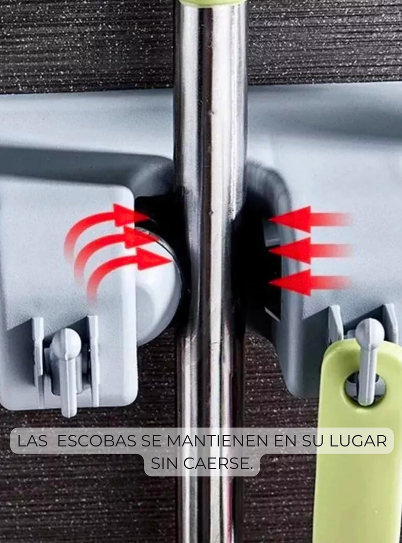 Soporte Colgador Organizador Escobas Multiuso-7