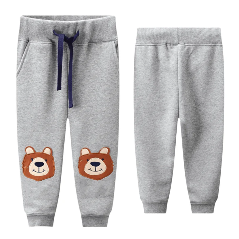 Pantalon Buzo Niño 100% Algodón Oso Jump Kids-0