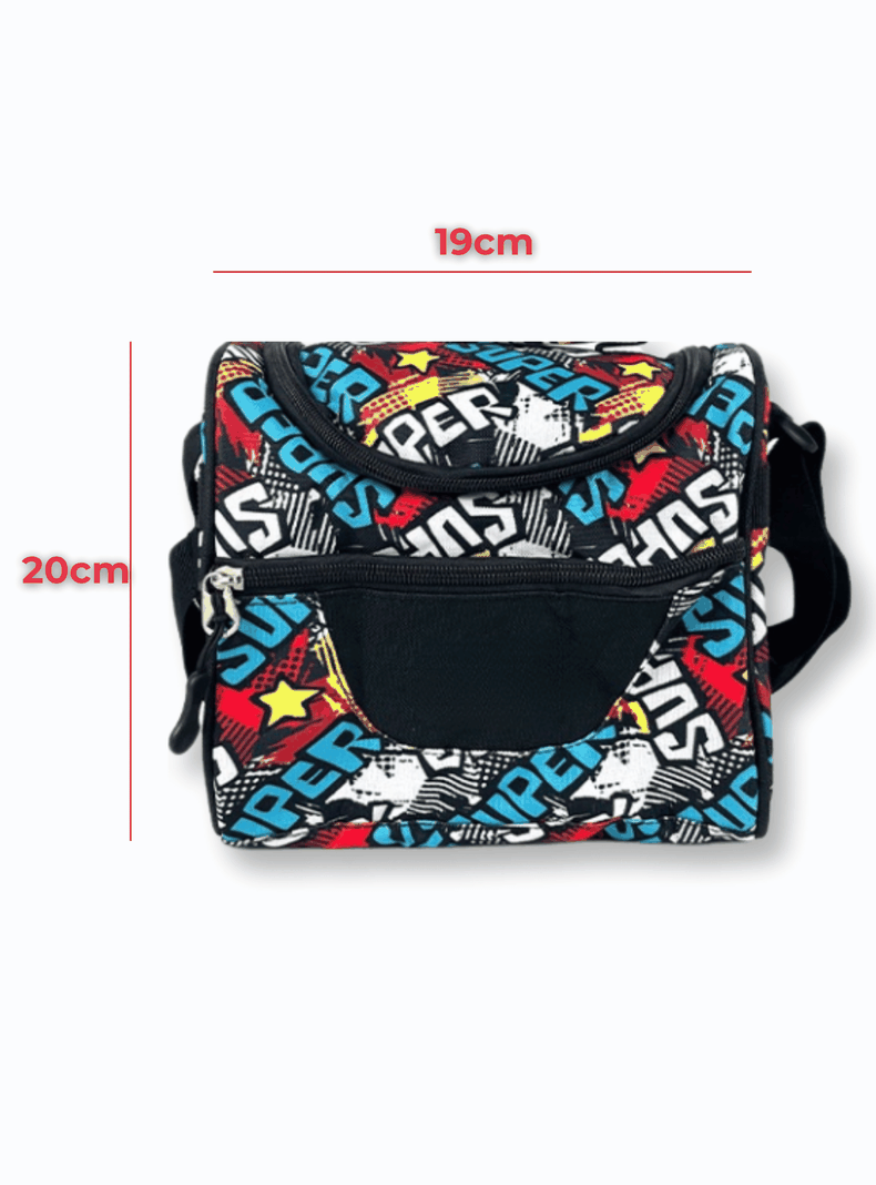 Mochila Con Lonchera Y Estuche 45cm Escolar Niño Cycling-2