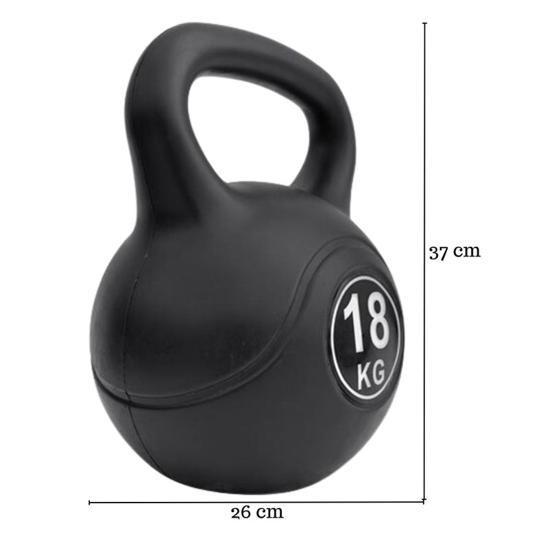 Pesa Rusa 18 Kg Kettlebell Mancuerna Entrenamiento Fitness-3