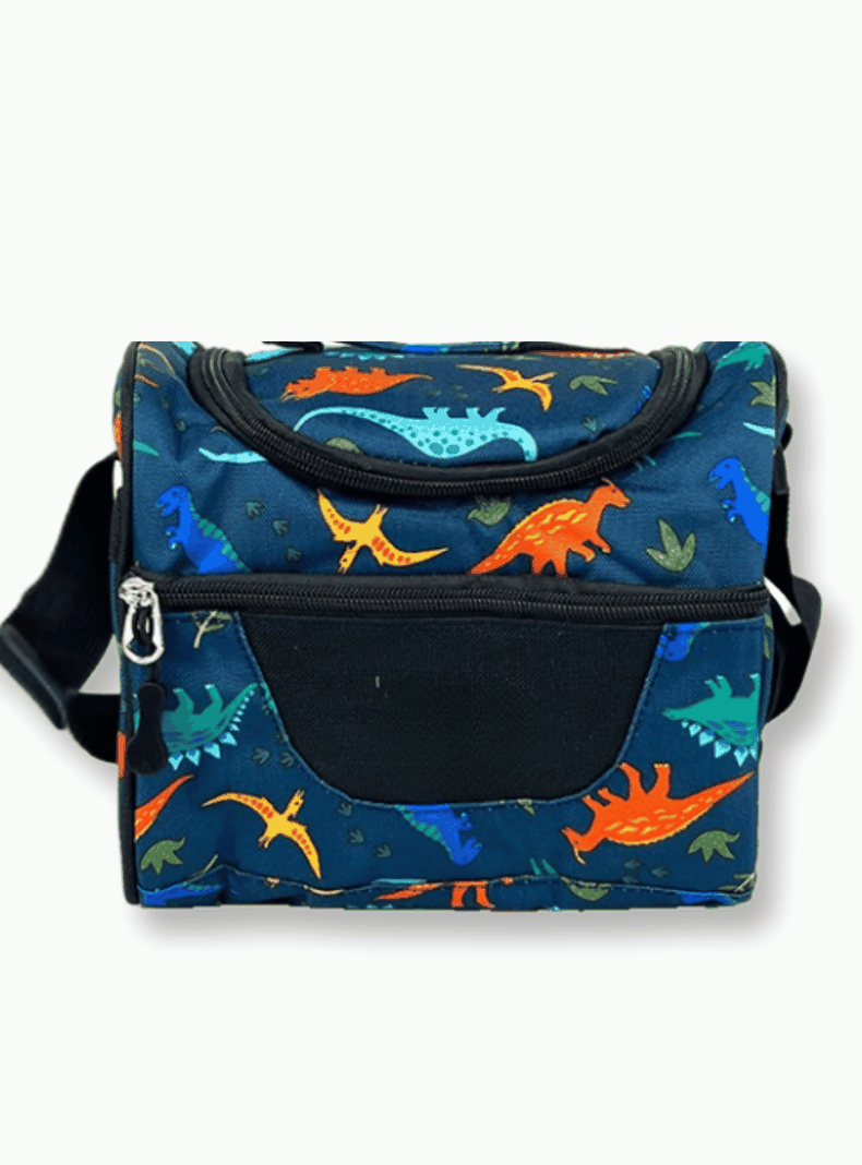  Mochila Con Lonchera Y Estuche 45CM Estampado Full Color Niño Dinosaurs-4