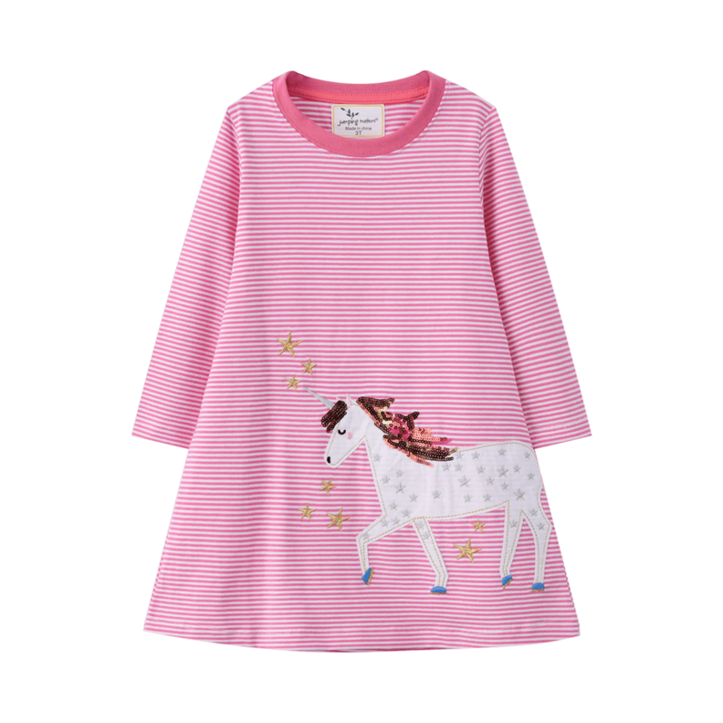 Vestido Manga Larga Jump Kids-0