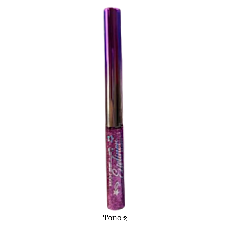 Delineador Liquido Glitter Max Belle T02-0