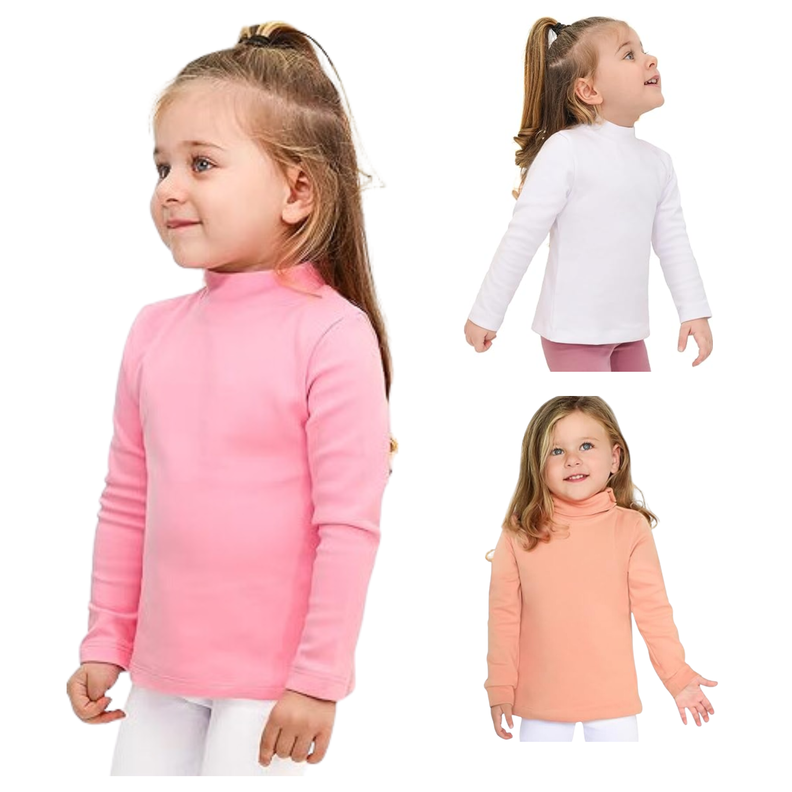 Pack 2 Camisetas Polera Bambú Beatle De Niña Primera Capa-0