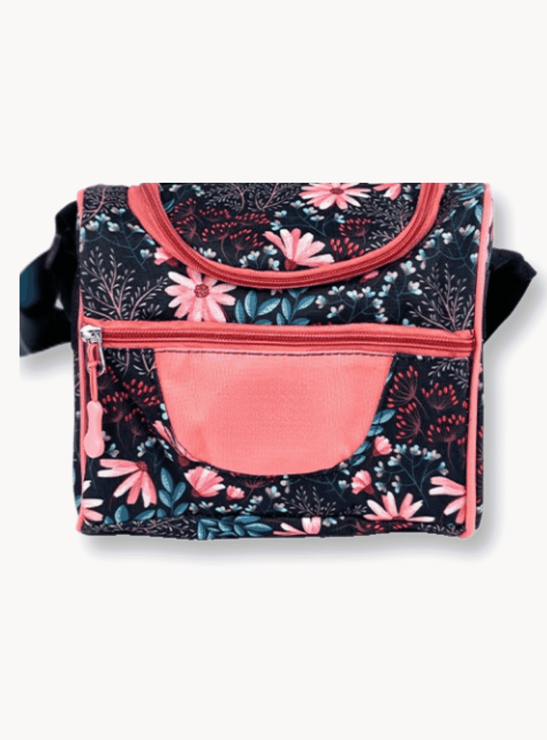 Mochila Con Lonchera Y Estuche 45CM Estampado Variados Niña Flowers-4
