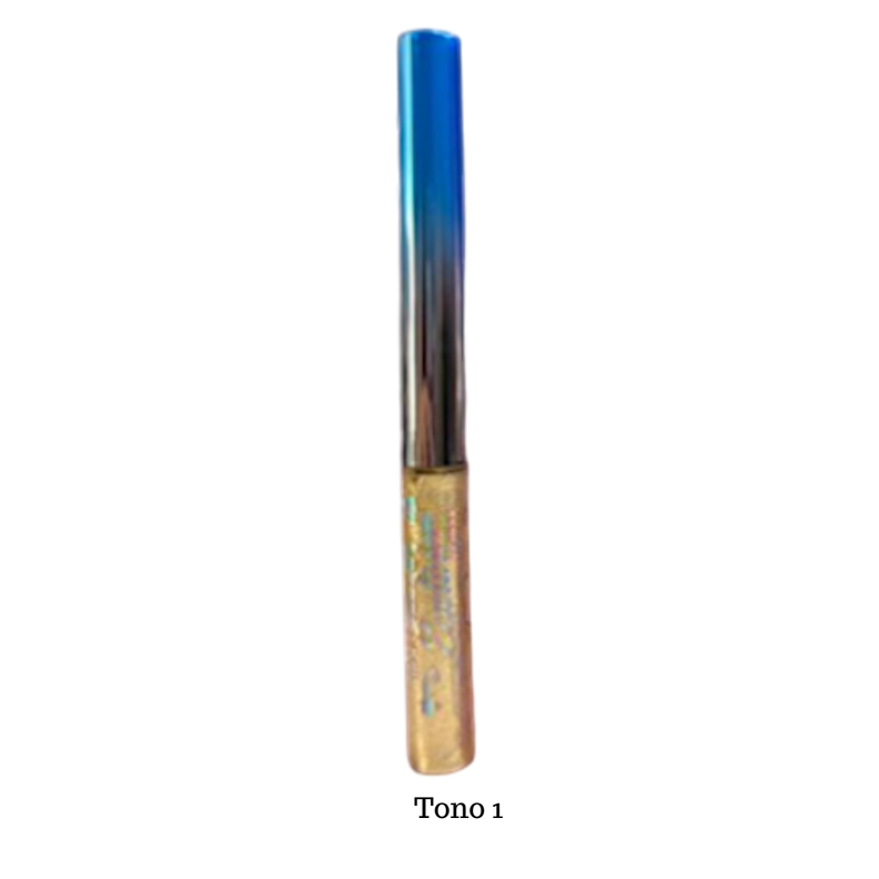 Delineador Liquido Glitter Max Belle T01-0
