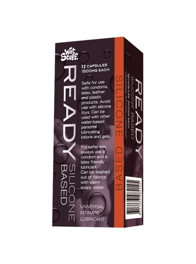 Pack 12 Capsulas Lubricante Intimo Base Silicona Premium-0