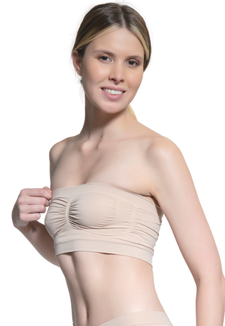 Peto Strapless Beige-1
