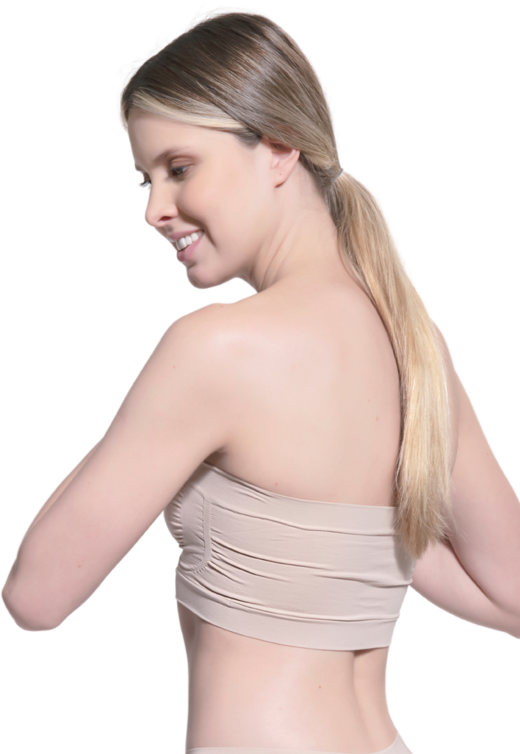 Peto Strapless Beige-2