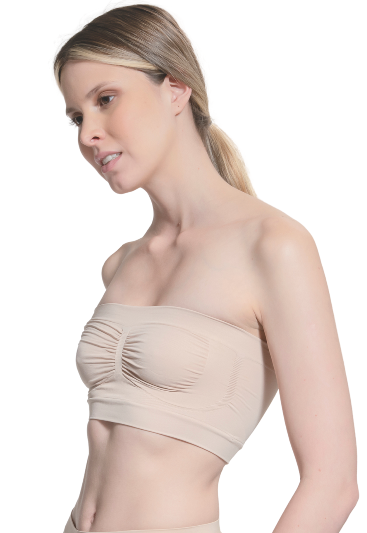 Peto Strapless Beige-0