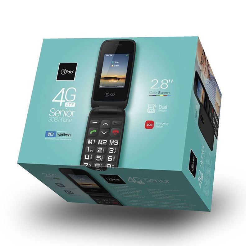 Teléfono Mlab 9204 Senior Phone SOS 4G Lite-5