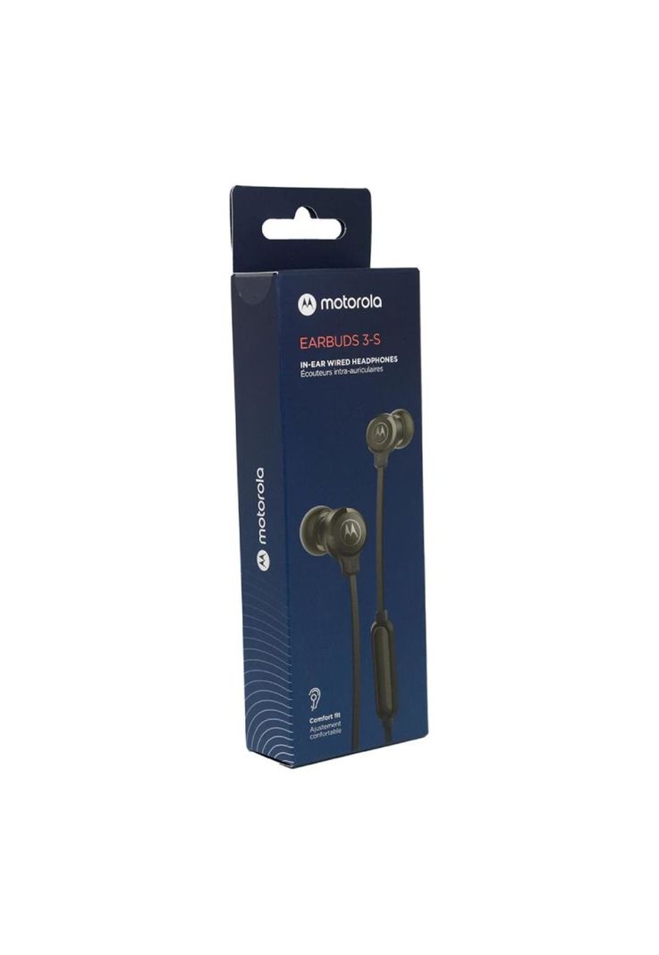 Earbuds3-S Audífono Motorola M/Libres Negro-1