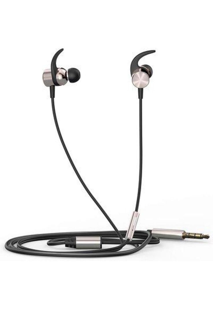 Audífonos  Hp Metálico Dorado Dhh-3114  / In Ear-2