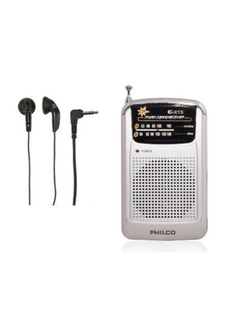 Radio Portátil C Parlante Y Audífono-0