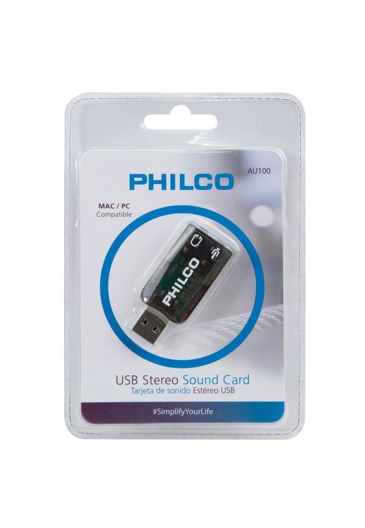 Adaptador de Audio Philco Usb-3