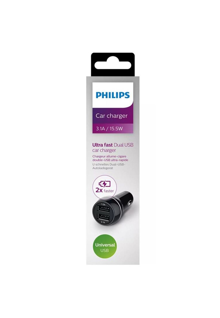 Cargador Philips DLP2357 para autos 12Volts Ultra Fast-5