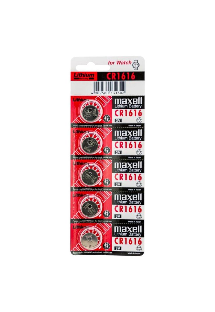 Blister 5 Pilas Litio 3V Maxell Cr1620-0
